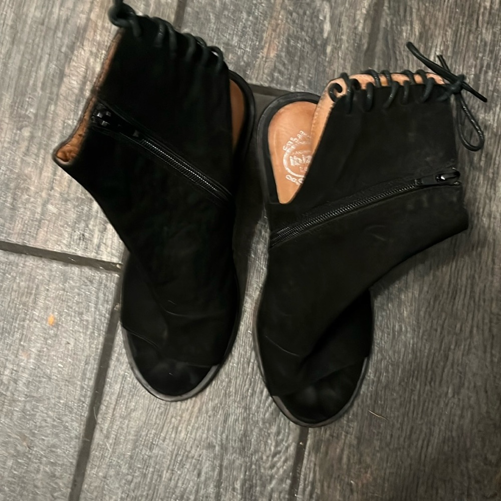 Jeffrey Campbell suede booties
